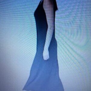 Susan Graver Liquid Knit Maxi Dress - Black - L